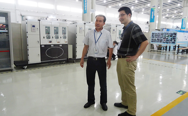 科陸電子公司領導到赫茲曼參觀、考察