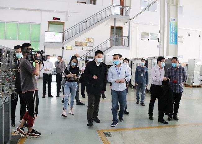 防疫做貢獻,復工感恩情|佛山市常務副市長一行蒞臨我司送溫暖 防疫做貢獻,復工感恩情|佛山市常務副市長一行蒞臨我司送溫暖